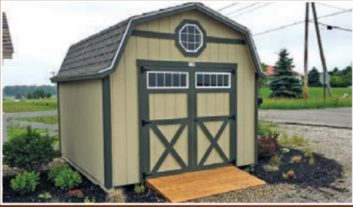 Pre-built storage shed 2