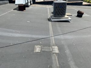 worn membrane on roof in columbus